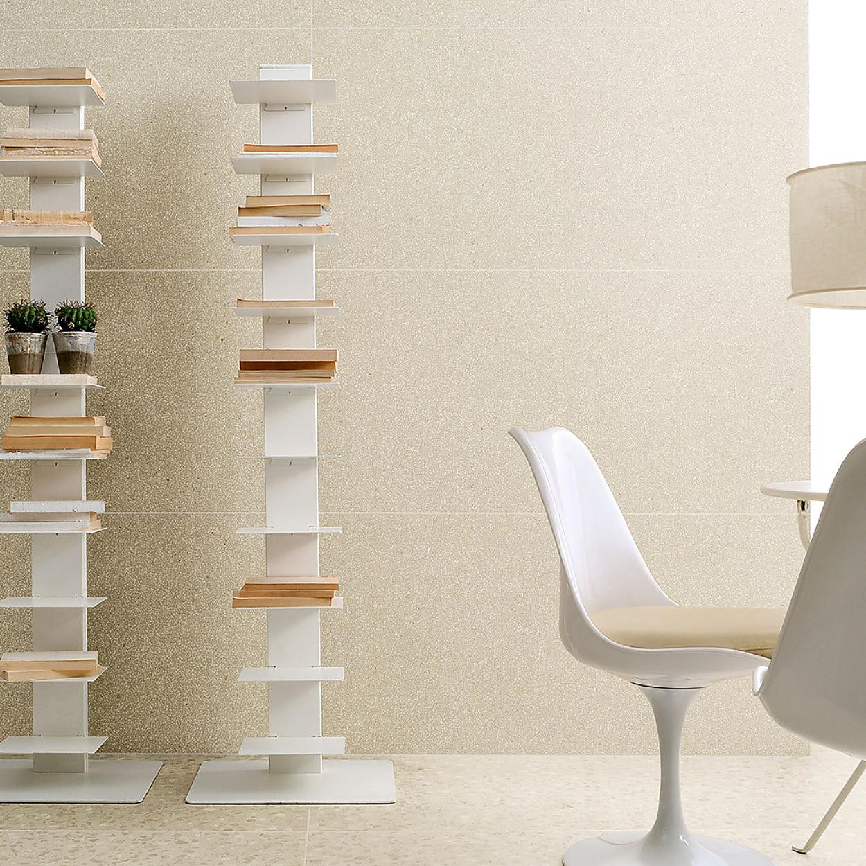 Terrazzo Mini Caolino Vloertegel 60x60cm